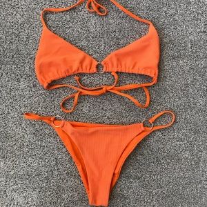 Frankies Tangerine Bikini Set